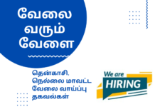 tenkasi life job vacancy