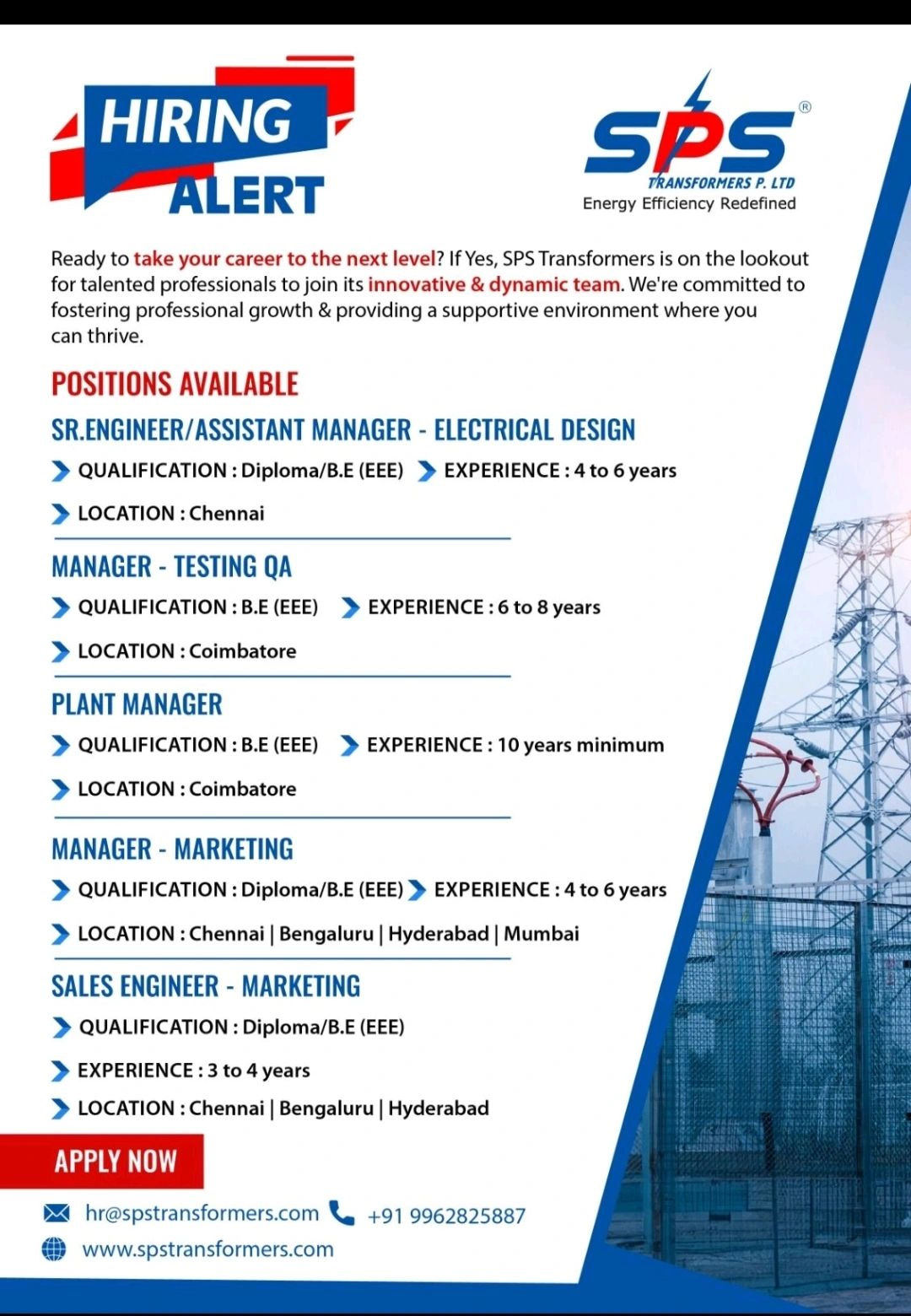 tenkasi life job vacancy