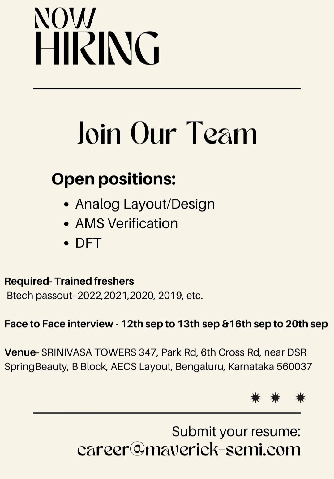 tenkasi life job vacancy