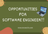 Opportunities for Software Engineer!!!