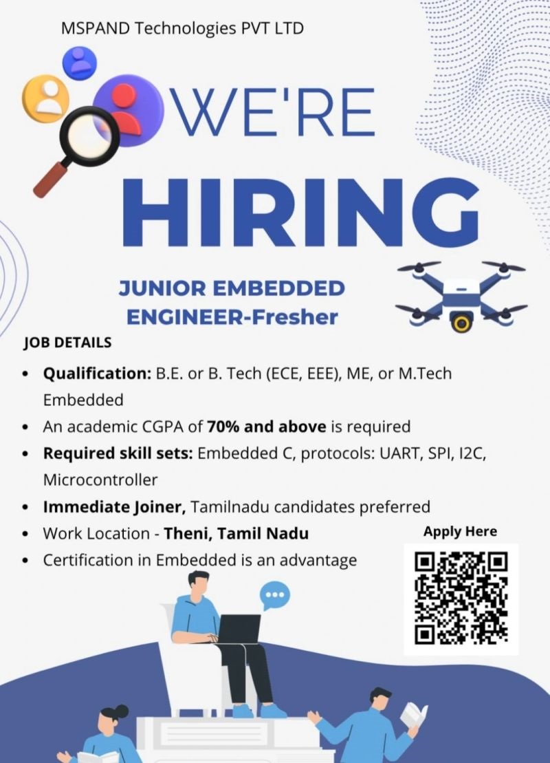 Junior Embedded Engineer - Fresher