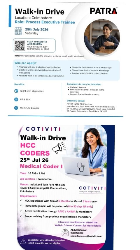 Walk in Opportunity