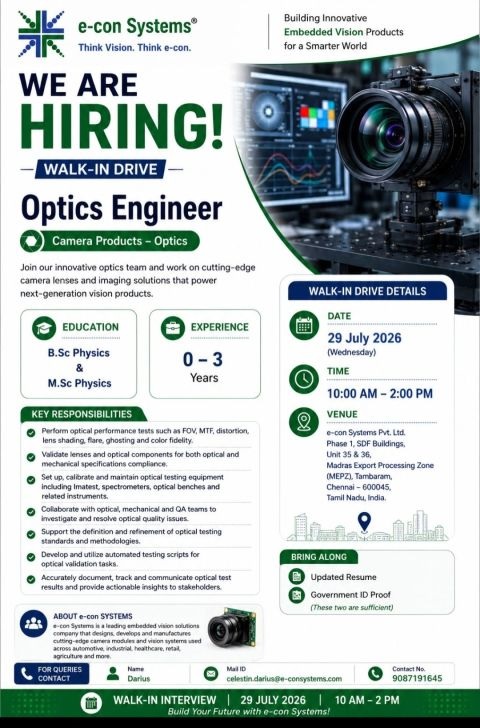 Walk in Interview