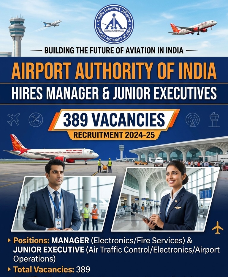 Airport Authority of India Manager & Junior Executive Recruitment 2026