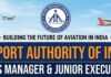 Airports Authority of India hiring Managers and junior executives Airport Authority of India Manager & Junior Executive Recruitment 2026