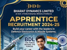 Bharat Dynamics Limited (BDL) Apprenticeship Training 2026 BDL