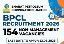 BPCL Recruitment - Non Management Vacancies