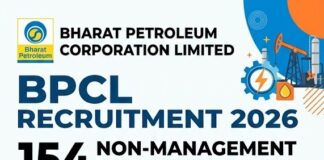 BPCL Recruitment - Non Management Vacancies