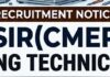 CSIR Hiring Technicians in Various trades!!! CSIR