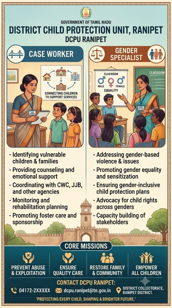 Ranipet District Child Protection Unit Recruitment