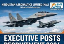 Hindustan Aeronautics Limited (HAL) Executive Posts Recruitment 2026 Hindustan Aeronautics Limited (HAL)