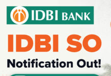 IDBI Specialist Officer (SO) Recruitment