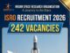 ISRO Recruitment 2026 – 242 Vacancies Announced ISRO