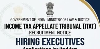 Income Tax Appellate Tribunal hiring Sr. Private Secretaries and Private Secretaries Secretary
