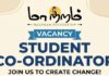 Maatram Foundation Hiring Student Co-ordinator Maatram Foundation