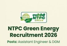 NTPC Green Energy Recruitment 2026 NGEL