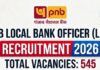 PNB Local Bank Officer Recruitment