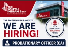 South Indian Bank PO Recruitment