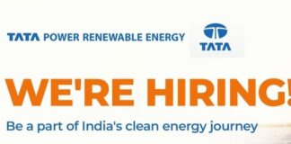 Tata Power Renewable Energy Limited – Walk in Opportunities Tata Power Renewable Energy Limited