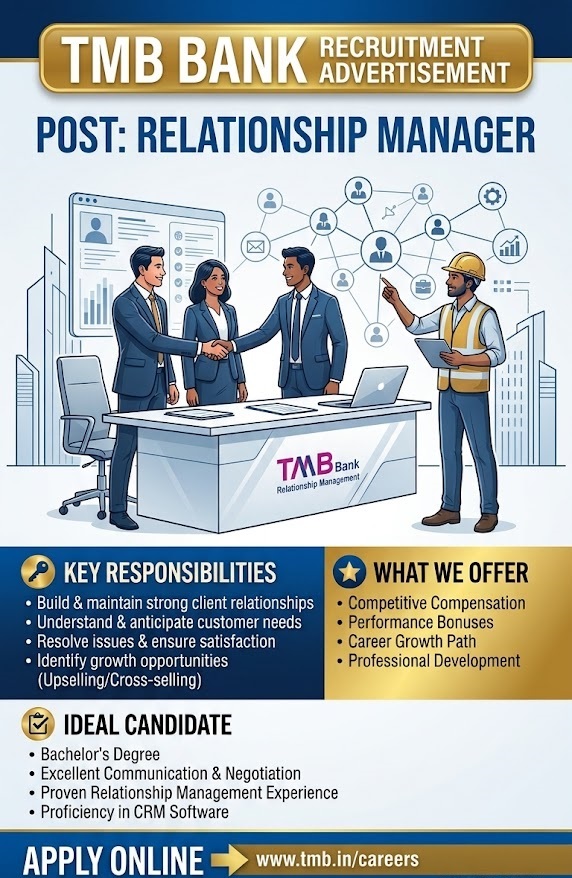 TMB Relationship Manager Recruitment