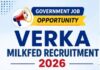 Verka MILKFED recruits Deputy Manager! Verka MILKFED recruits Deputy Manager