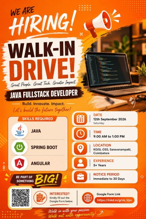Java full stack developer