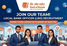 Bank of Baroda hiring Local Bank Officers! BOB LBO notification