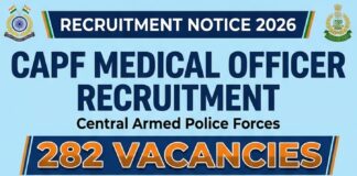 ITBP Medical Officer Recruitment