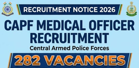ITBP Medical Officer Recruitment
