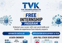 TVK Technologies – Free Internship Program!!!