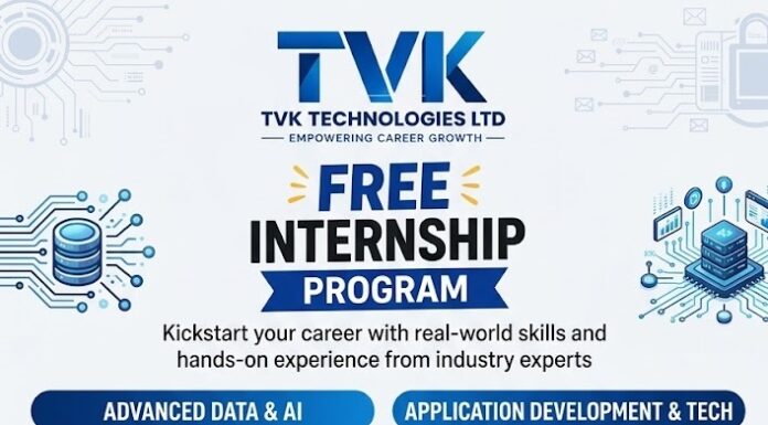 TVK Technologies – Free Internship Program!!!