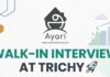 Walk-In Interview at Trichy Walk in Interview at trichy