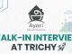 Walk-In Interview at Trichy Walk in Interview at trichy