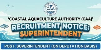 Coastal Aquaculture Authority Superintendent Recruitment 2026