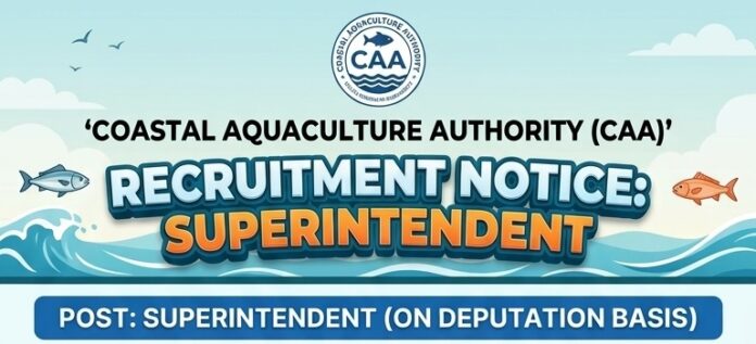 caa Coastal Aquaculture Authority Superintendent Recruitment 2026