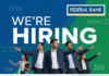 Federal Bank recruits Sales Officer! Federal Bank Hiring 2026: Sales Officer – Corporate