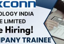 Foxconn Technology hiring Company Trainee!!!