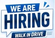 Walk in interview Opportunities!!! We are hiring