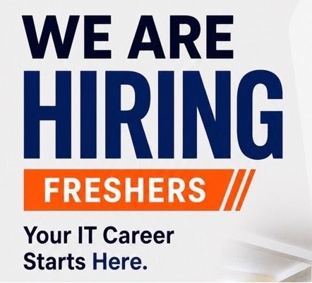 we are hiring freshers!