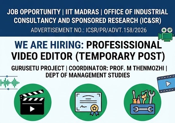 Professional Video Editor at IIT Madras