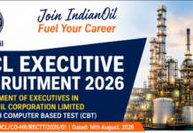 IOCL Executive Recruitment 2026