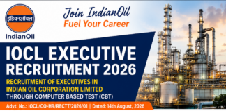 IOCL Executive Recruitment 2026
