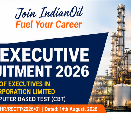 IOCL Executive Recruitment 2026