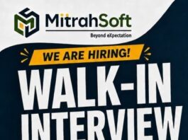 Walk in Interview for Freshers at Madurai Mitrahsoft Solutions Private Limited