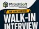 Walk in Interview for Freshers at Madurai Mitrahsoft Solutions Private Limited