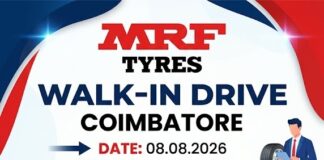 MRF Walk-In Interview at Coimbatore MRF Walk in Coimbatore