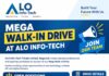 MEGA WALK-IN DRIVE AT ALO INFO-TECH