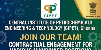 CIPET Recruitment 2026