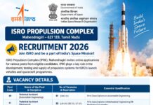 ISRO IPRC Recruitment 2026