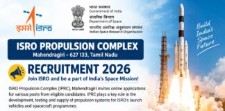 ISRO IPRC Recruitment 2026